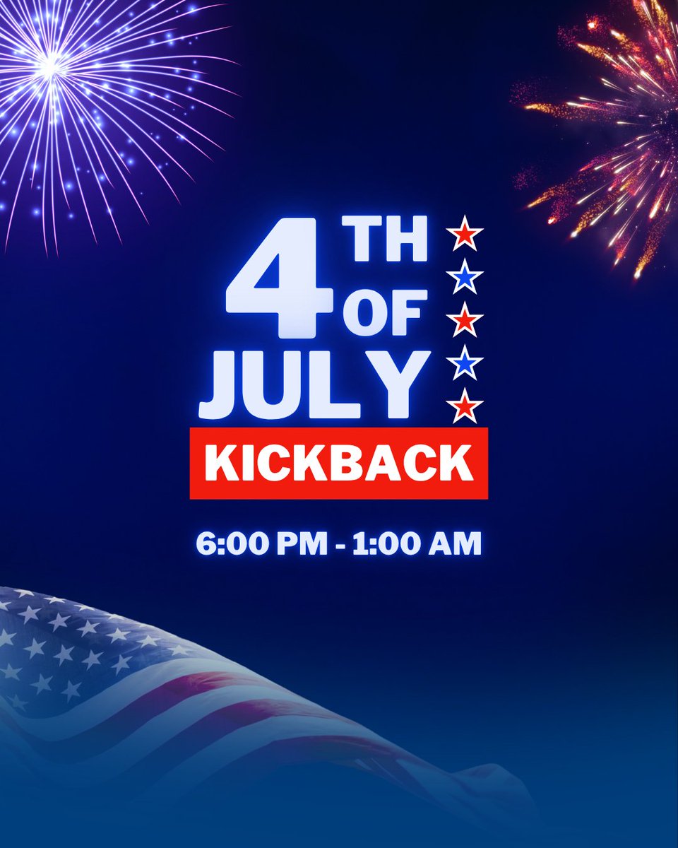 MurdochPub's tweet photo. Celebrate the 4th of July at Murdoch's! 🎆🎧 DJ spinning all night, unbeatable drink specials, and a front-row view of the fireworks. Bring your crew, toast to 250, and let the skyline light up as we celebrate together. See you at Murdoch's for a night to remember! https://t.co/3Dp2PCsTIZ