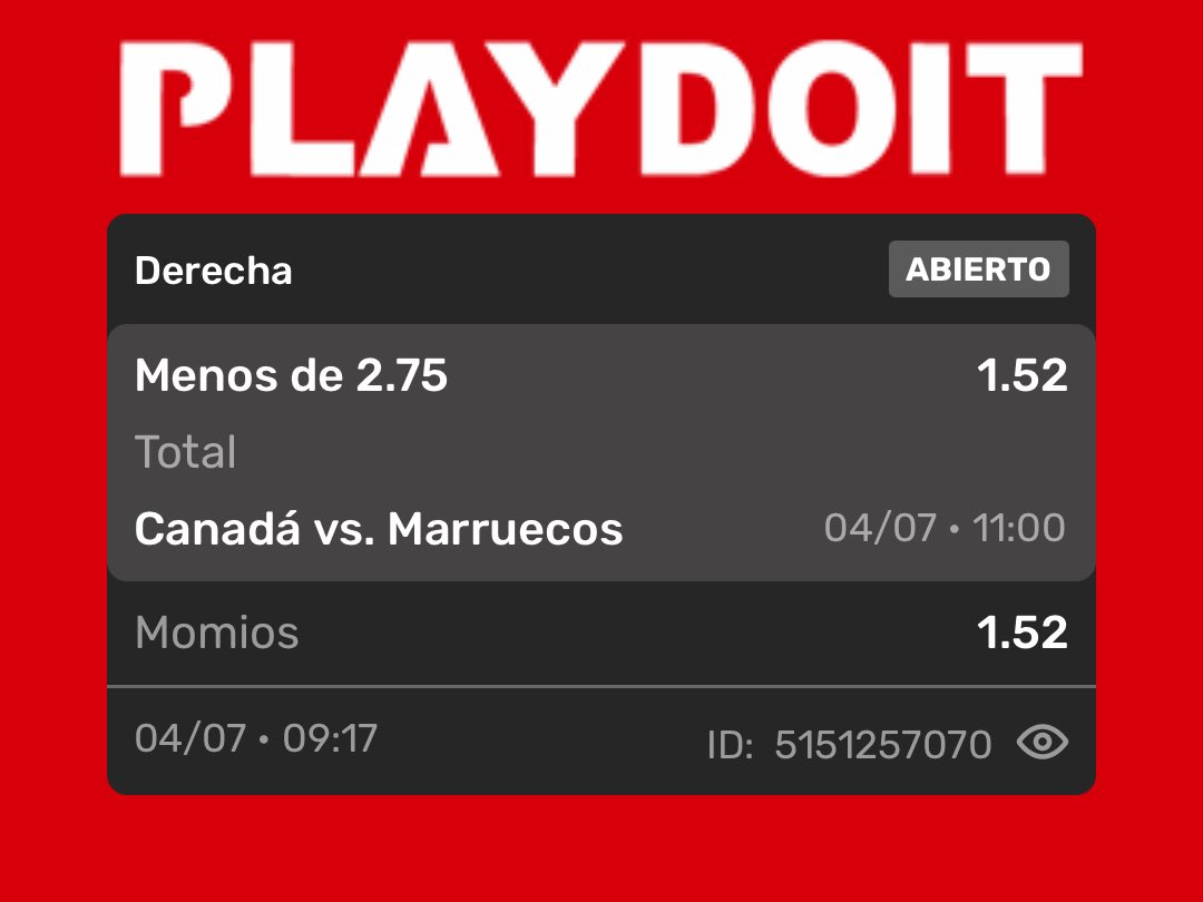 RV_Picks's tweet photo. 🇨🇦 #Canadá vs #Marruecos 🇲🇦
Arrancan los octavos y vamos con una lectura de partido cerrado, mucho orden y margen corto.
En esta fase no siempre se busca ganador; se busca el mercado que mejor sobreviva al guion. 👀⚽
✅ Pick en la imagen.
#Mundial2026 #RVPicks #PicksGratis #ApuestasDeportivas #Tipster