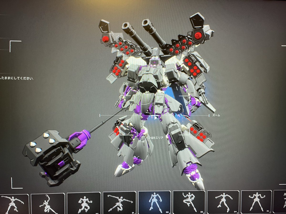 MS45816248's tweet photo. 追加パーツだけでフルアーマーにできるの他ゲーにない機能だ…
気が付けばフルアーマーになってるシャウスロボ。 https://t.co/69noPWqsW3
