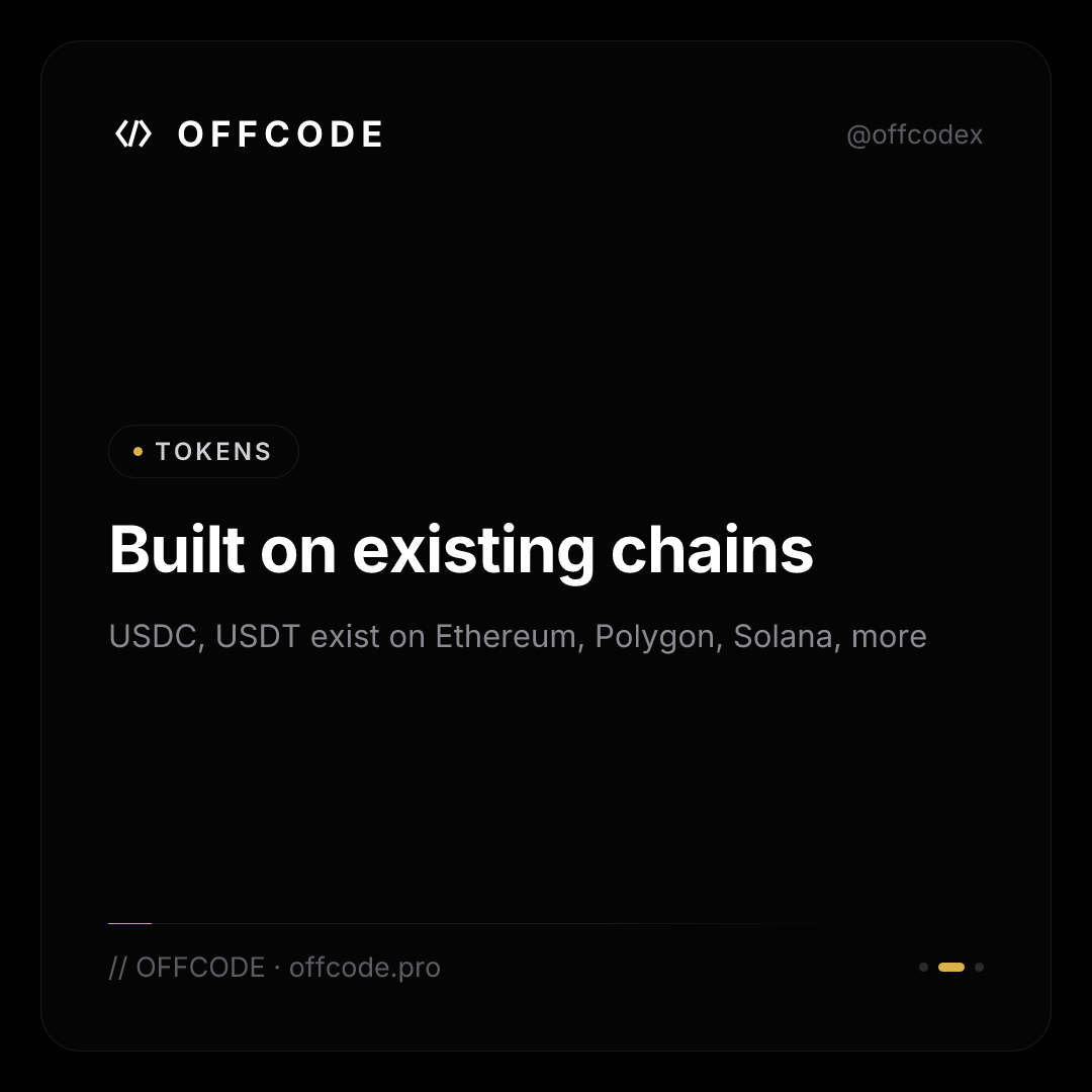 OFFCODEX's tweet photo. Coins vs tokens—not the same thing. https://t.co/CoJCA5b9l7