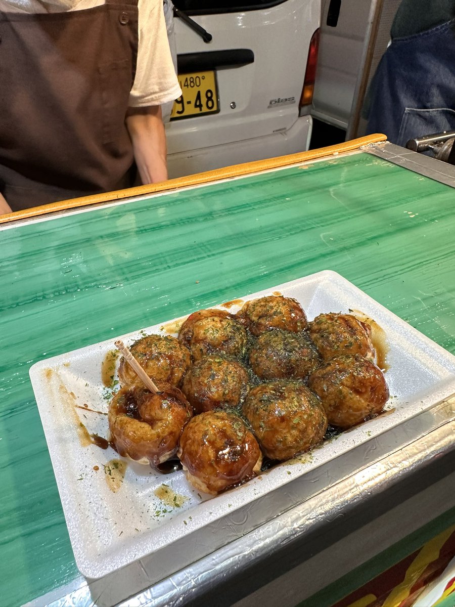 spitubeokayama's tweet photo. 岡山中央町のたこ焼き屋台
毎週金土営業 https://t.co/6NWcYgIBCl