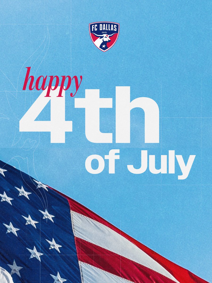 FCDallas's tweet photo. Celebrating an extra-special Independence Day! 🇺🇸 https://t.co/BbYwqJksfY