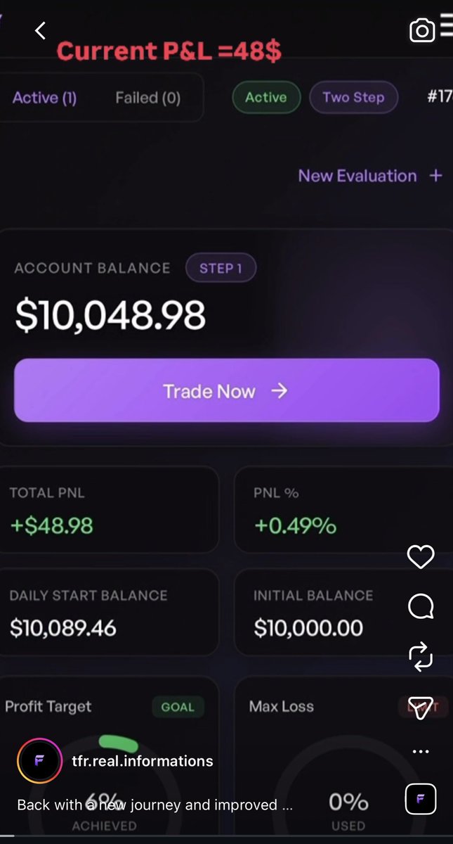 alimirza45t's tweet photo. My Honest Journey with The Funded Room @thefundedroom
Why i used to choose TFR again and again? 
Detail on instagram :  https://t.co/0GwH5Wooys
@thefundedroom @thetraderoom_ 
Follow for daliy updates! https://t.co/ok3siCEAen