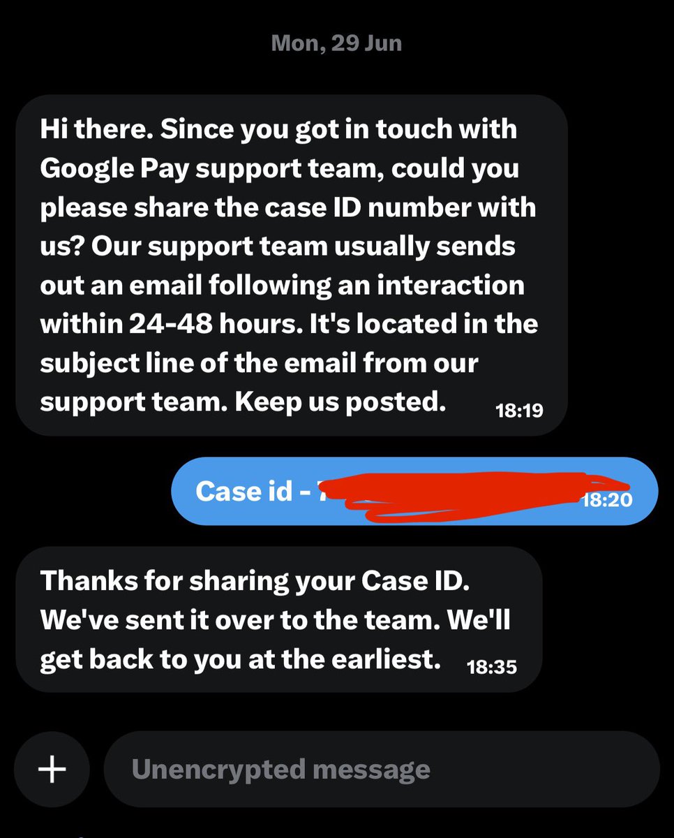 iamimranmollah's tweet photo. It’s been almost a week since I shared my Case ID, and still nothing. Today is Saturday, and your team hasn’t contacted me once. This support is a complete joke. https://t.co/qVg5PqxhHW