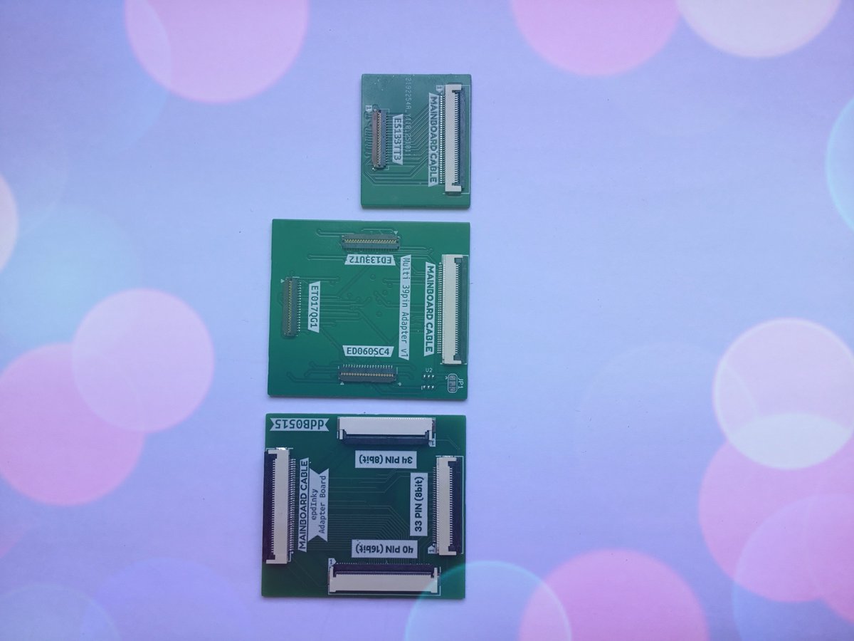 martinfasani's tweet photo. New board available in https://t.co/bTcfe7LIG7
ESP32-P4 super fast driver with multiple eink support. I will call it the "#TRMNL killer"
Many peripherals available too, go read the description :) https://t.co/gWv26UH1E3