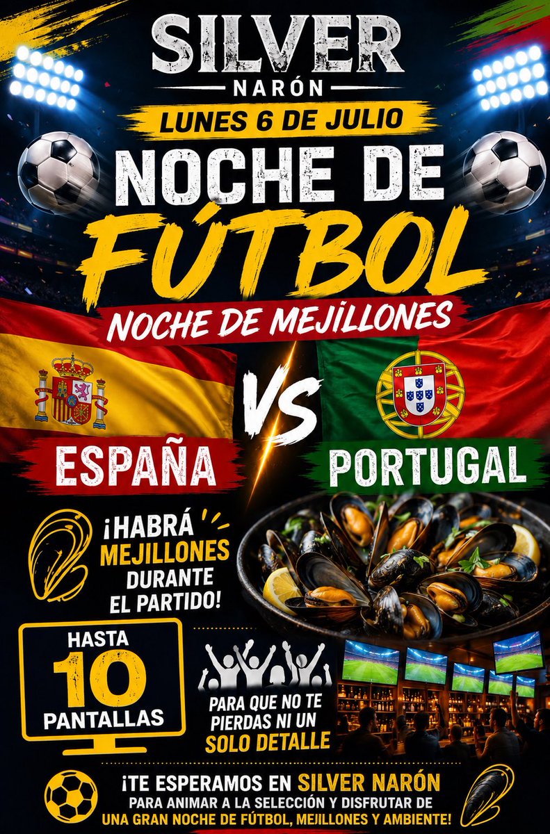 SILVERNARON's tweet photo. Lunes todos con España….en Silver https://t.co/wB73z4bLwH