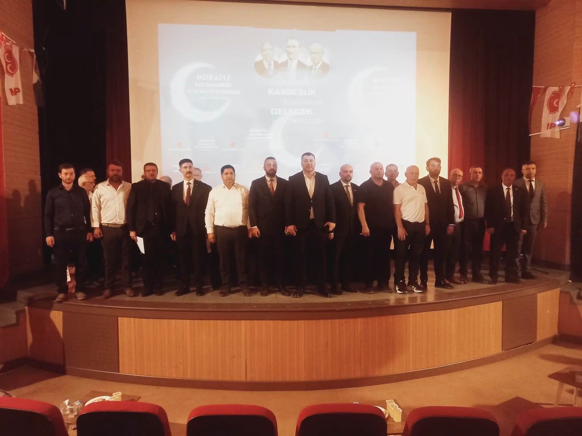 korayonsel's tweet photo. Bugün yapılan MHP Muratlı İlçe Kongresi’nde göreve seçilen İlçe Başkanı Mustafa Cemal BAYRAM ve yönetim kurulu üyelerini tebrik eder, görevlerinde başarılar dilerim. 

#mhptekirdağ #muratlı https://t.co/g1PnQg6WT0