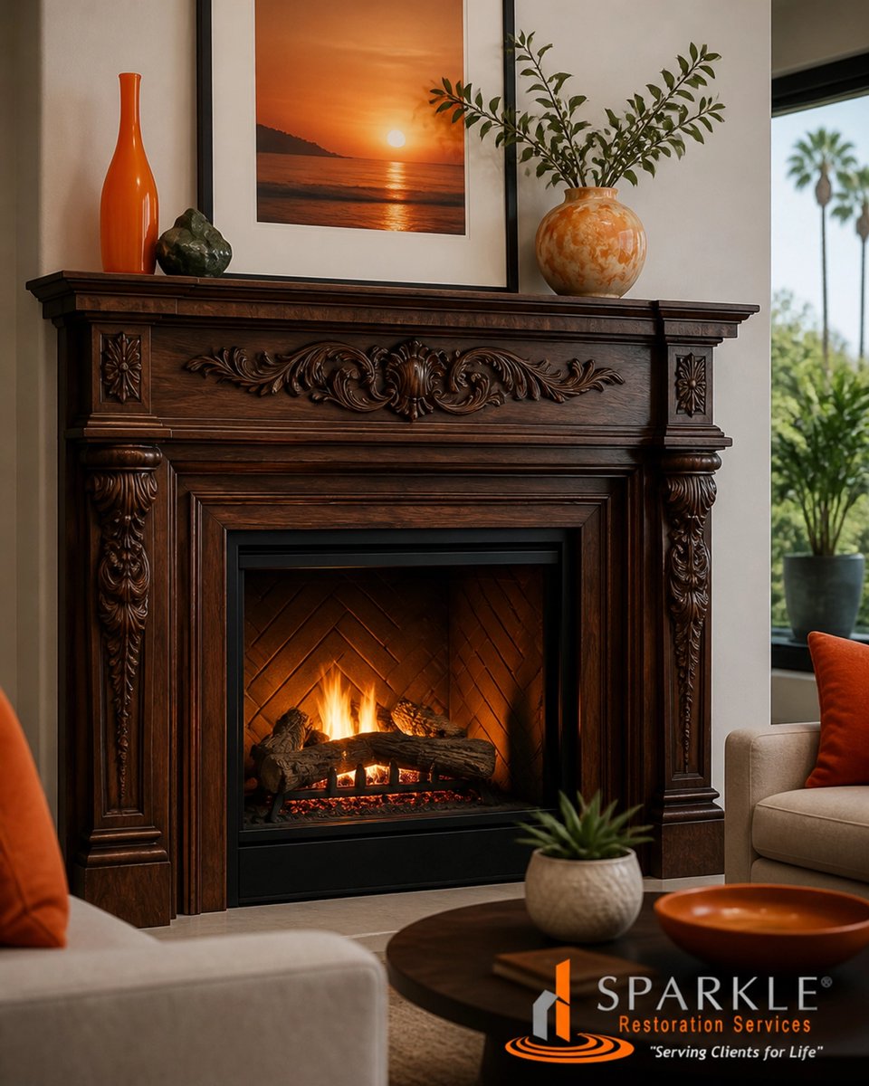 daisycherry50's tweet photo. History saved! 🏠 This vintage mantel survived a fire. We:
✨ Cleaned details
✨ Restored carvings
✨ Saved a legacy
Chaos to calm. ❤️ Visit https://t.co/gD6gPoOsXU for help.
What’s your home’s most precious feature?
#Restoration #SoCal #Home #Sparkle https://t.co/B8okSHmgdr