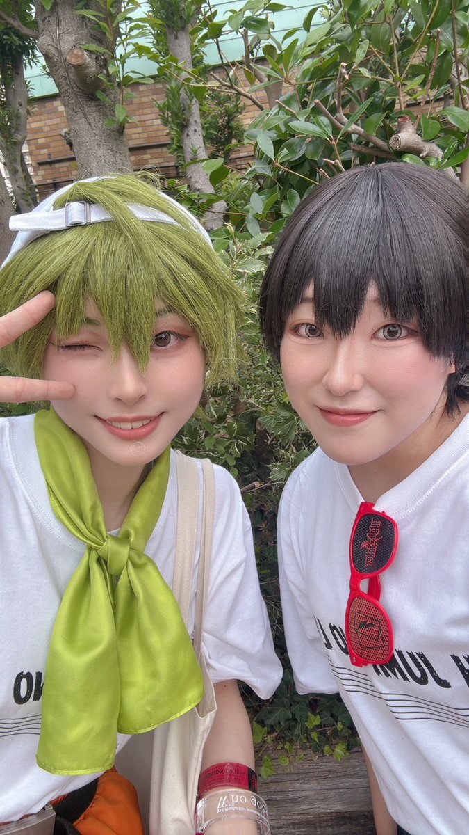 shake_1120's tweet photo. ⚠︎Cosplay
池アコお疲れさまでした～！high jump street衣装の旬でいました🎶
交流してくださった方ありがとうございました！
  #アコスタ池袋ㅤㅤㅤㅤㅤㅤ https://t.co/4d9Dsrm9GM