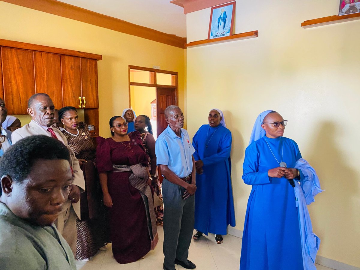 flaviakalule's tweet photo. Together with my sister, @ENamboka, we attended the official opening of the home of the Brides of the Lamb Sisters, St. Mary's Community at @mtsionbukalango. #Girl4rmButeeka https://t.co/pGHHUpHJ9m