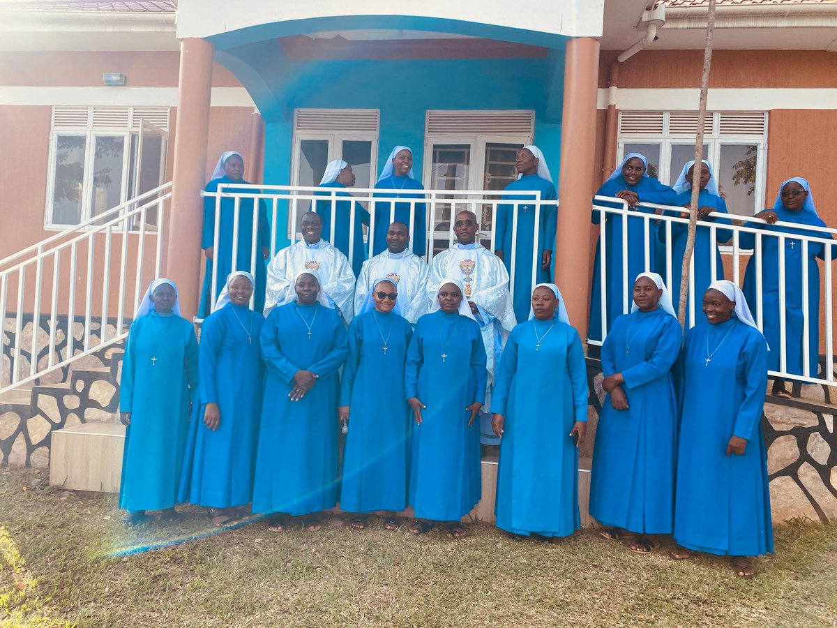 flaviakalule's tweet photo. Together with my sister, @ENamboka, we attended the official opening of the home of the Brides of the Lamb Sisters, St. Mary's Community at @mtsionbukalango. #Girl4rmButeeka https://t.co/pGHHUpHJ9m