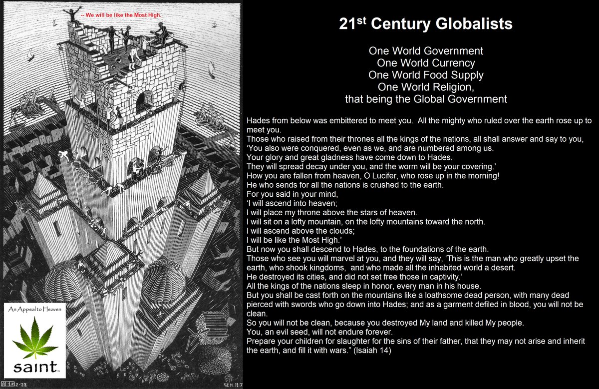 AncientSnipe184's tweet photo. We live in the time of Babel; even worse.  Language is no barrier.  Commerce, communication; instantaneous and global.  Travel and transportation; what was weeks to months is now hours to days.

As all know; no evil is out of our grasp ....  hundreds of millions can be killed in minutes - globally; a same amount in the weeks and months to follow.

Yet, I have eternal hope because in the Apocalypse, St. John sees and says the nations will come and worship God ... in the flesh.  

There will always be nations; only the evil ones will pass away.  Which shall we be?

Indeed (and in thought - heart and mind) the end time birth pains increase; as the Age to Come is born.  

Much pain and suffering; and yet, the overwhelming joy once the child is born.

Lincoln called upon a new birth of freedom; even after not to this day seen slaughter on US soil - except for the fentanyl mass murder, coming up on three million dead in the US, there.

True, a Cold Civil War rages in the US.  

Funny how those calling for a hot war; who keeps the warheads - thousands of them?  If the US went into hot civil war; the world would end in days.

As we're seeing; today's enemies are within. We individually being our own worst enemy.  

Nothing new under the sun; except thermonuclear weapons.

Our own little pieces thereof; right here on earth.