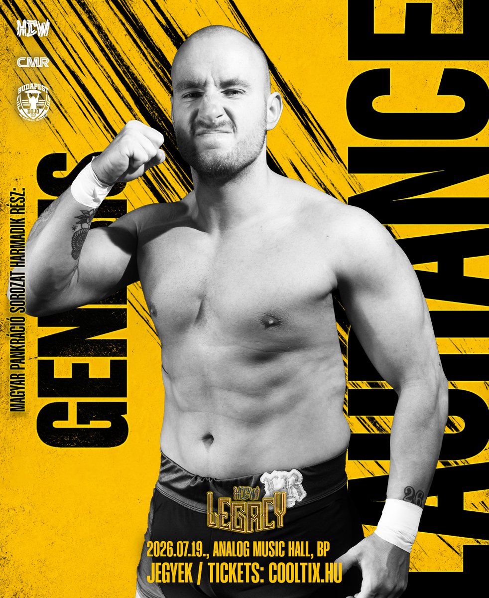 hcwlegacy's tweet photo. 🔥 LAURANCE ROMAN ADVANCES IN THE TOURNAMENT! 💪

On July 19, he steps into a Triple Threat match where it will be decided whether he becomes Charles Crowley’s opponent on August 16 in Balatonfüred for the Revolution Championship! 🏆⚡

🎟️ Tickets available now on Cooltix! https://t.co/zSjUHsKV0y