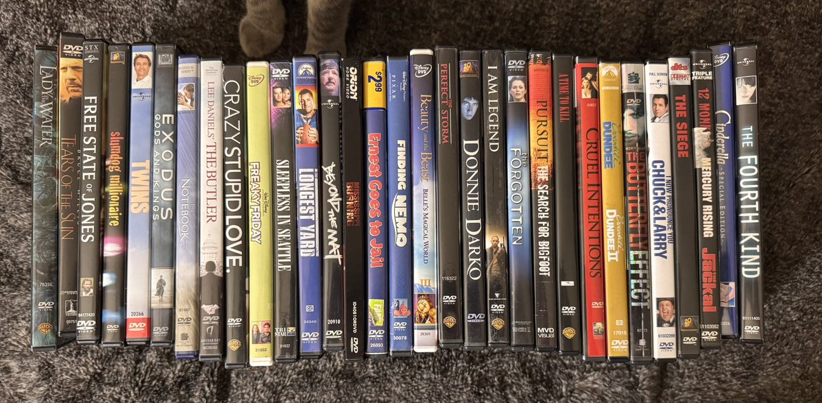 TitanCorpEnt's tweet photo. Some more recent physical media thrifts chat. Including a sealed VHS of Malcolm X. Also I was able to complete my Lonesome Dove collection by adding Dead Man’s Walk, and Streets of Laredo. https://t.co/hgqAyWe9dV