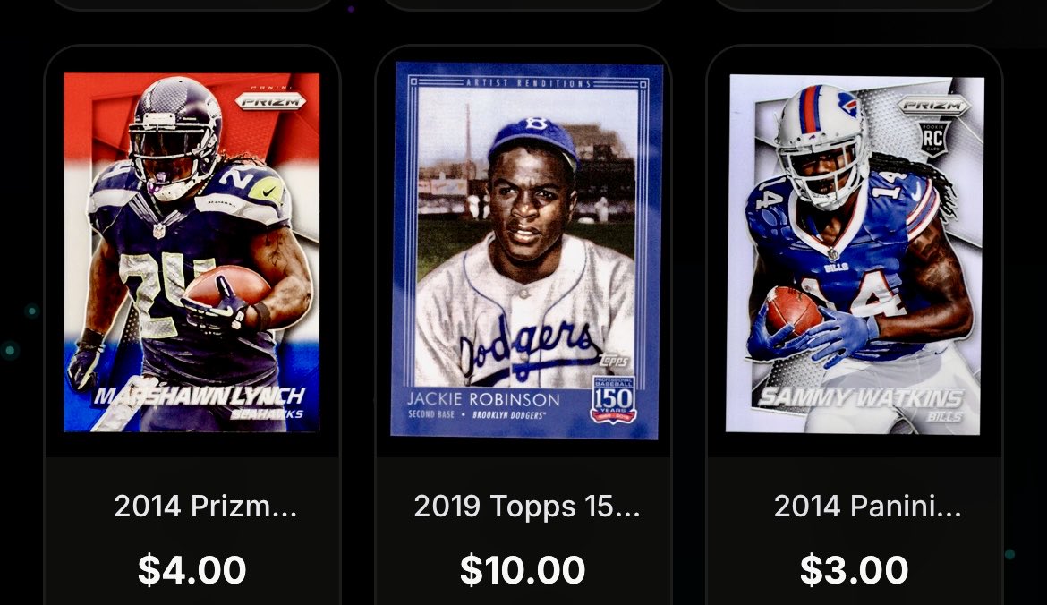 BofaCards's tweet photo. Stack Sale until Sunday
Check out previous posts for many other cards
BMWT - $5.50 Unlimited PWE -$1.50 up to 3 (at your own Risk) Thick Cards can’t be shipped PWE
Retweets Appreciated 🙏
Marshawn -RWB Jackie - Artist Rendition SP Watkins Silver Prizm RC @CodiDaReposter https://t.co/VSykTG64Ox