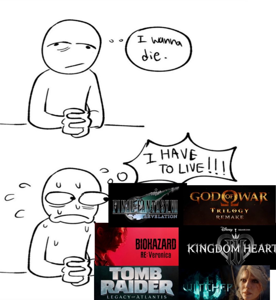 _Lunerim_'s tweet photo. Videogames extend my lifespan by 10 years. https://t.co/54zKGsBSA9