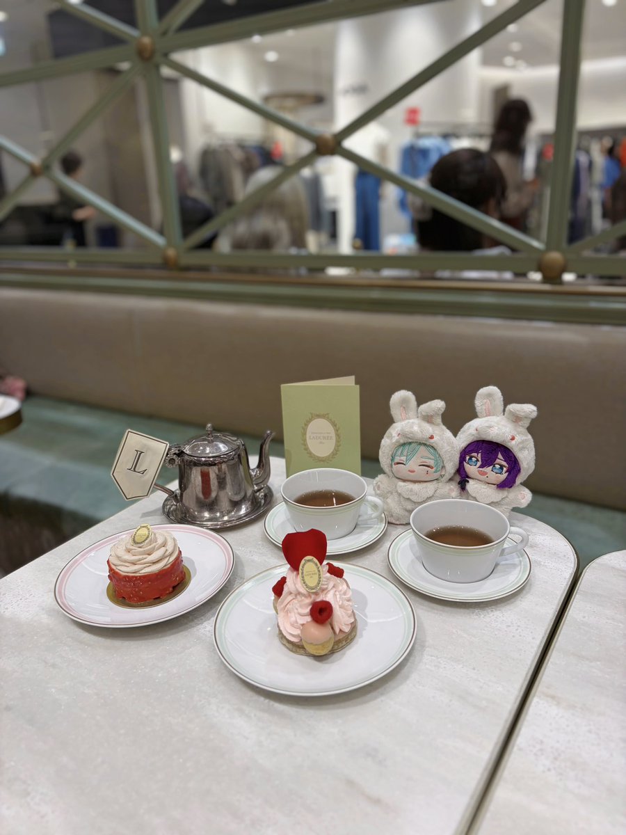 m4xjys's tweet photo. ラデュレ日比谷꒰ᐢ. ̫ .ᐢ꒱꙳⟡ https://t.co/3IzrOs5l6i