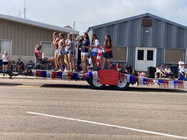 CwcChambers's tweet photo. The dance team and Chambers alumni band performed during today's 4th of July parade.  🇺🇸 🧨💥 https://t.co/iYS6aAMlg7