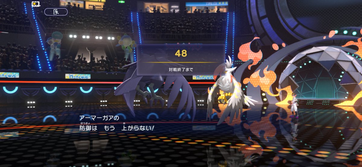 azusaur's tweet photo. まじだるいこの試合笑
お互いはねやすめするし硬いしで勝負つかなくて時間制限で引き分けになった笑笑
攻撃のPPも使い切ったし
ムクホークだっる笑笑 https://t.co/v6GjgQmxtq