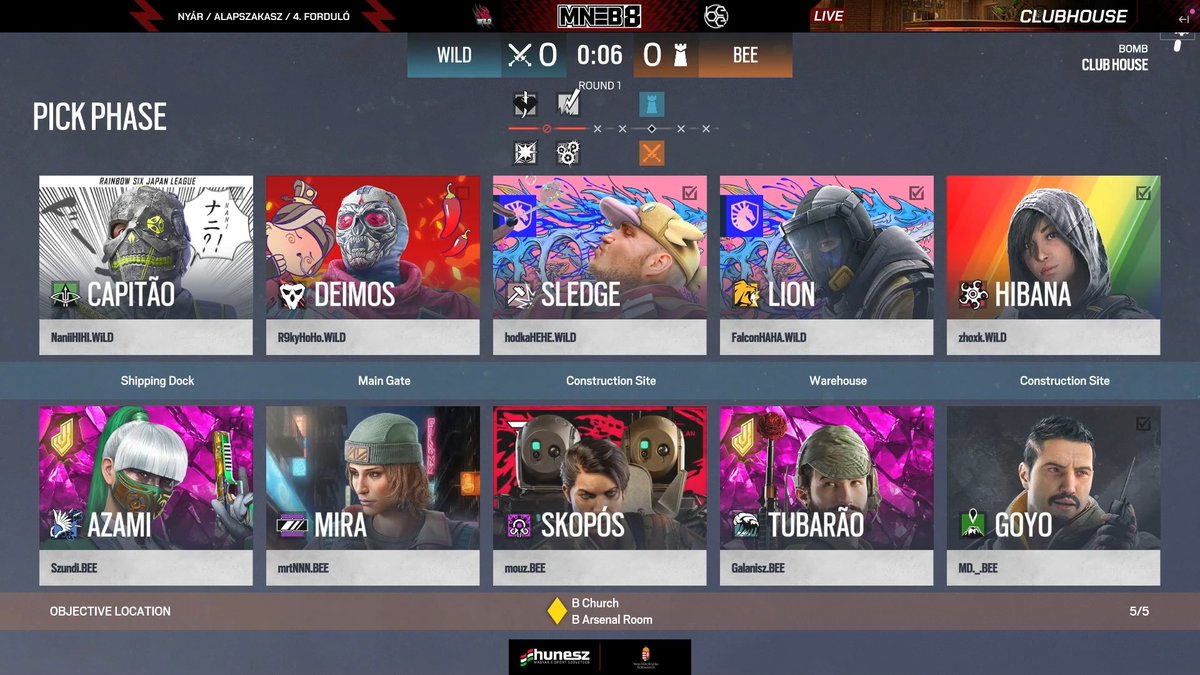 wildmultigaming's tweet photo. Starting our last @HungarianEsport group stage game against @esport_bee. @Koblos2 couldn't make it today, so @NaniiR6 will replace him. 

Stream: https://t.co/btJtuJjC9y 

#BeWiLD #R6S #MNEB #HUNESZ #HUN https://t.co/0Tv1hf8s2z