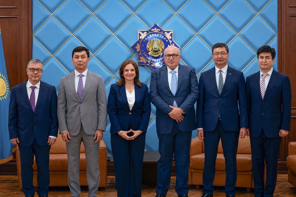 kazembassygr's tweet photo. 🔶Делегация Министерства юстиции Греции во главе с Постоянным секретарем Василики Гиави посетила Казахстан с 29 июня по 1 июля. Основной темой встреч стало развитие двустороннего сотрудничества в правовой сфере. https://t.co/kElO4Dby4Q