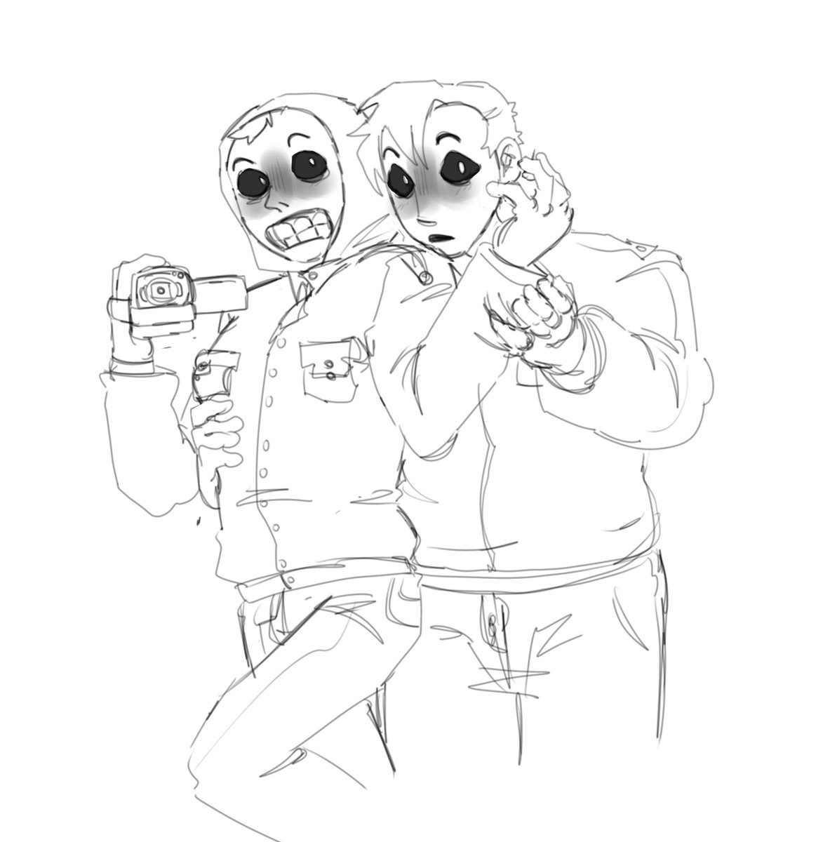 albinepeach's tweet photo. They've definitely have romantic movie dates 🩷
#marblehornets https://t.co/T2Z4qCLzGT
