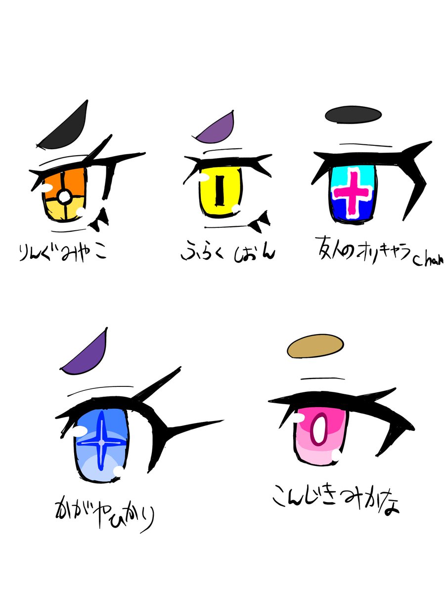 Ring_Ringne's tweet photo. オリキャラアイズ https://t.co/fGJnKyNQV2