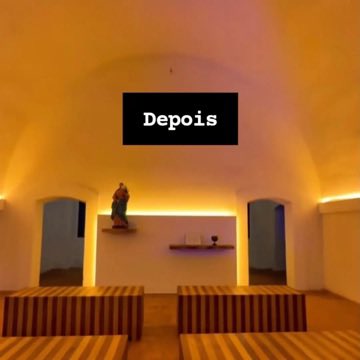 tucujeei's tweet photo. Reforma da capela que fica dentro da fortaleza de São José de Macapá gera debate entre católicos no AP.

“Nos sentimos desrespeitados em nossa fé e em nossa cultura por esta decisão monocrática de remover o altar e as tradicionais mobílias de madeira, eliminando o aspecto de capela.”