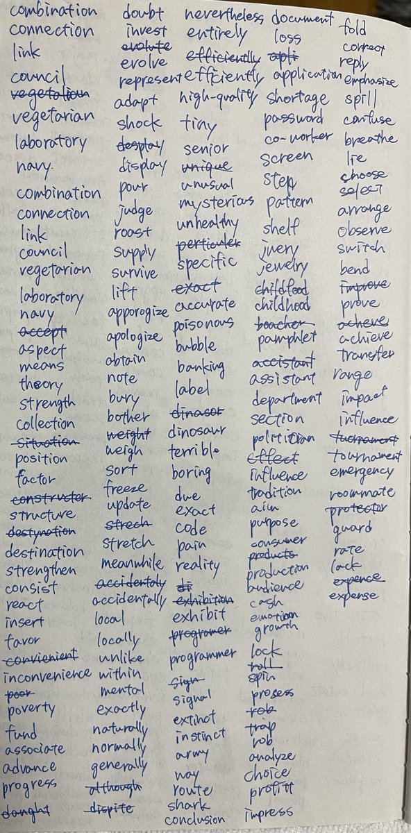 Walkeng01's tweet photo. Day 2
143 words

I try to remind 143 words. But it was not bad as a result. I'm gonna create my original app for remembering English words to check how many words I have remembered one time a week. I'll do it tomorrow or next day. https://t.co/ZM5SGLB4Aw
