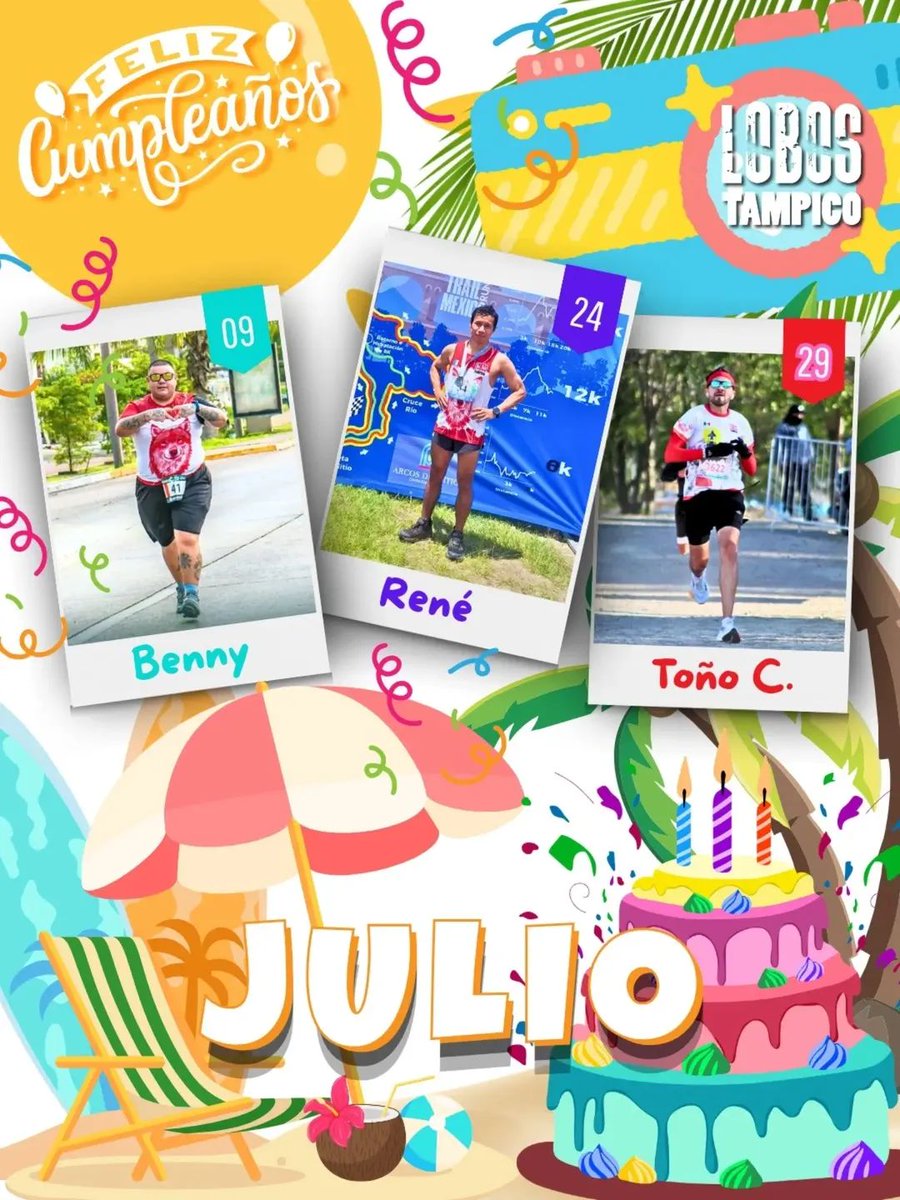 LobosTampico's tweet photo. BIENVENIDO JULIO ✨️

Y con ello los cumpleaños 🎂 de:

BENY
RENE
TOÑO

Que sea un gran mes para TODOS ✨️🐺 https://t.co/QhIP5djJWe