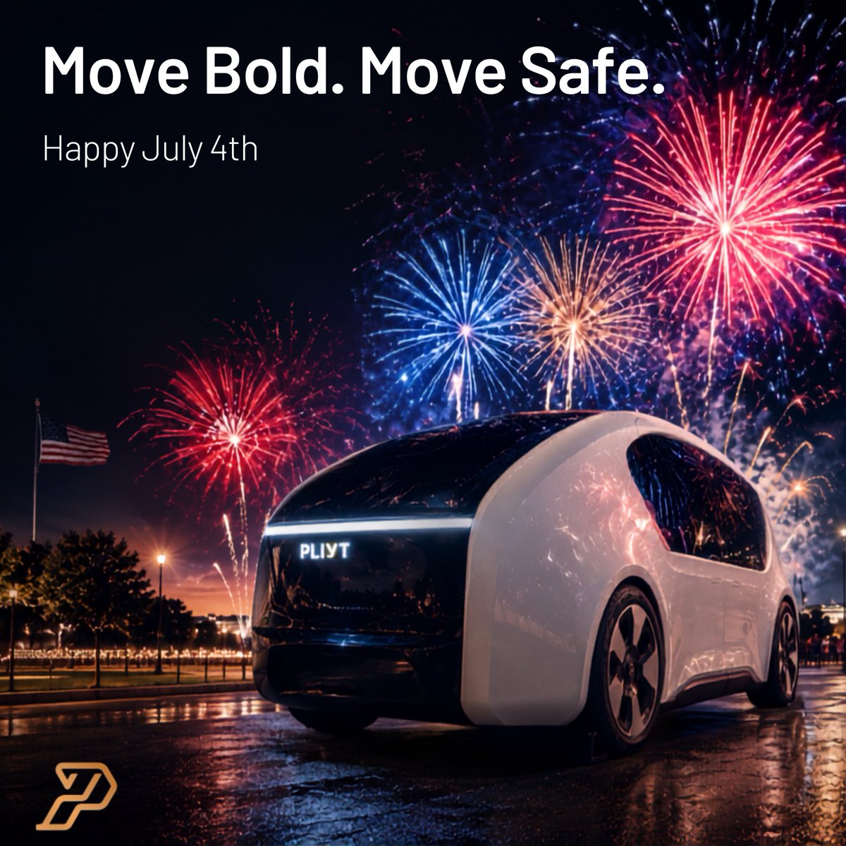 Pliytinc's tweet photo. Freedom isn't just about where you can go. It's about how you get there.

This #FourthOfJuly, we're celebrating the freedom to move privately and safely on your own terms. No crowds. No compromises. Just space to breathe.

Happy July 4th from Pliyt. Move forward. 🇺🇸

#Pliyt https://t.co/j3HSVypDfs