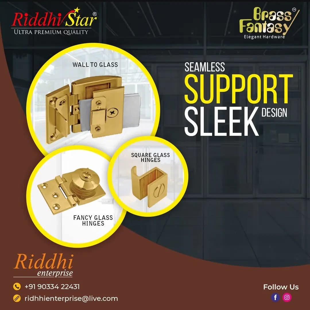 ViewHardware's tweet photo. 𝗥𝗶𝗱𝗱𝗵𝗶 𝗘𝗻𝘁𝗲𝗿𝗽𝗿𝗶𝘀𝗲 (𝗝𝗮𝗺𝗻𝗮𝗴𝗮𝗿)
Contact Mr. Prashant 9033422431
Email:riddhienterprise@live.com
For Inquiry Via WhatsApp
Click:https://t.co/o4E51MeeiD
#brass #hardware #fittings #bath #fitting
Hardware for Enhancing Lifestyle https://t.co/VUkCo0YJLd