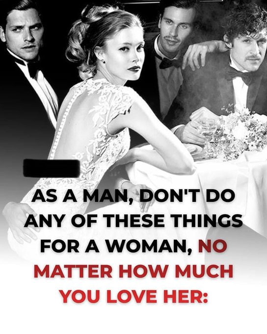 Culine_code's tweet photo. As A Man, Don't Do Any Of These 8 Things For A Woman  No matter how much you love her.

~THREAD~ https://t.co/ddX2JyifaP