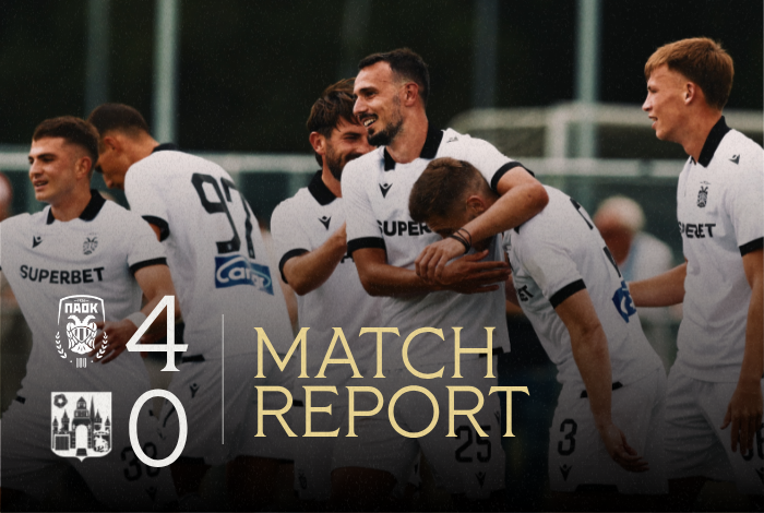 PAOK_FC's tweet photo. #MatchReport Νικηφόρο το δεύτερο τεστ στην Ολλανδία. #PAOKWES #Preseason #FriendlyGame #NewEra 

🔗https://t.co/IK7r65oofP https://t.co/BvY7Sxm4JG