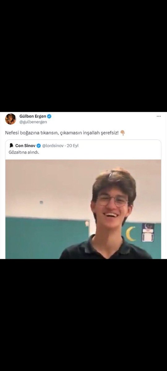 71_toprak's tweet photo. @gulbenergen @gazetecialev Beddua ettiğin bu çocuk için ne istediysen senin çocuklarının başına gelsin. https://t.co/jm689qS8Mf