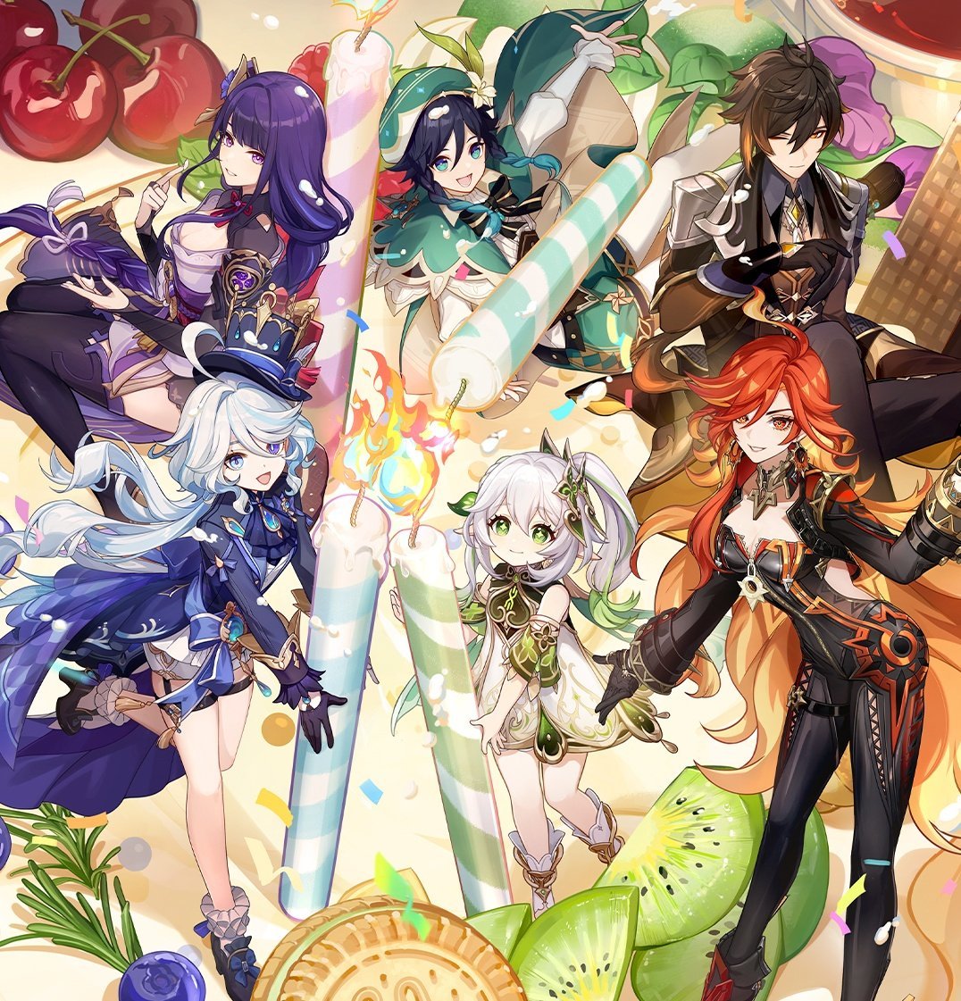 maomaolou's tweet photo. And what if the archons anniversary art this year is them standing on top of a chess board https://t.co/LsT6mkX5wV