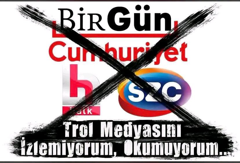 larayimm's tweet photo. İzleme, izlettirme! 
Her gün farklı bir yalan haber, farklı bir itibar suikasti. https://t.co/PXvQf5MPKv