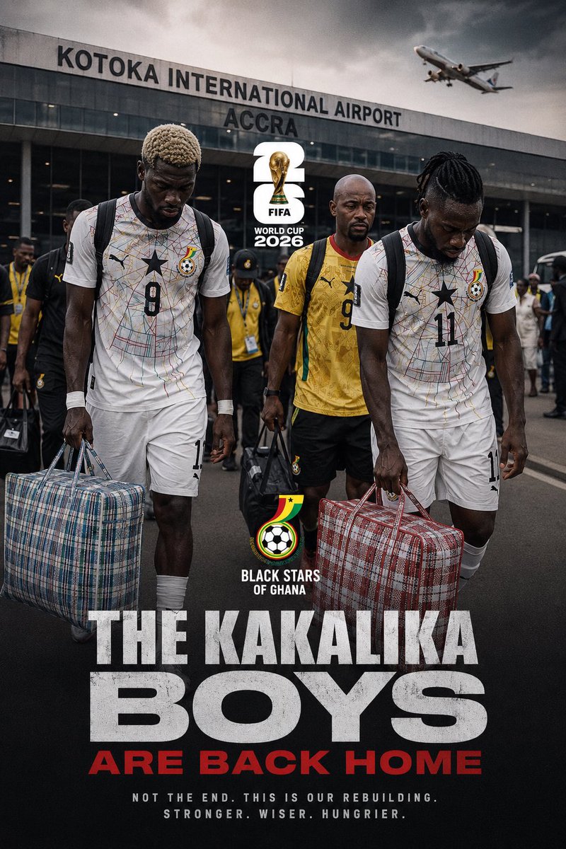 sergio_de_ennin's tweet photo. THE BLACK STARS OF GHANA  ARE OUT OF THE FIFA WORLD CUP 🇬🇭💔

THE PROMPT:                     THE RESULT: https://t.co/I7eAUKrTqg
