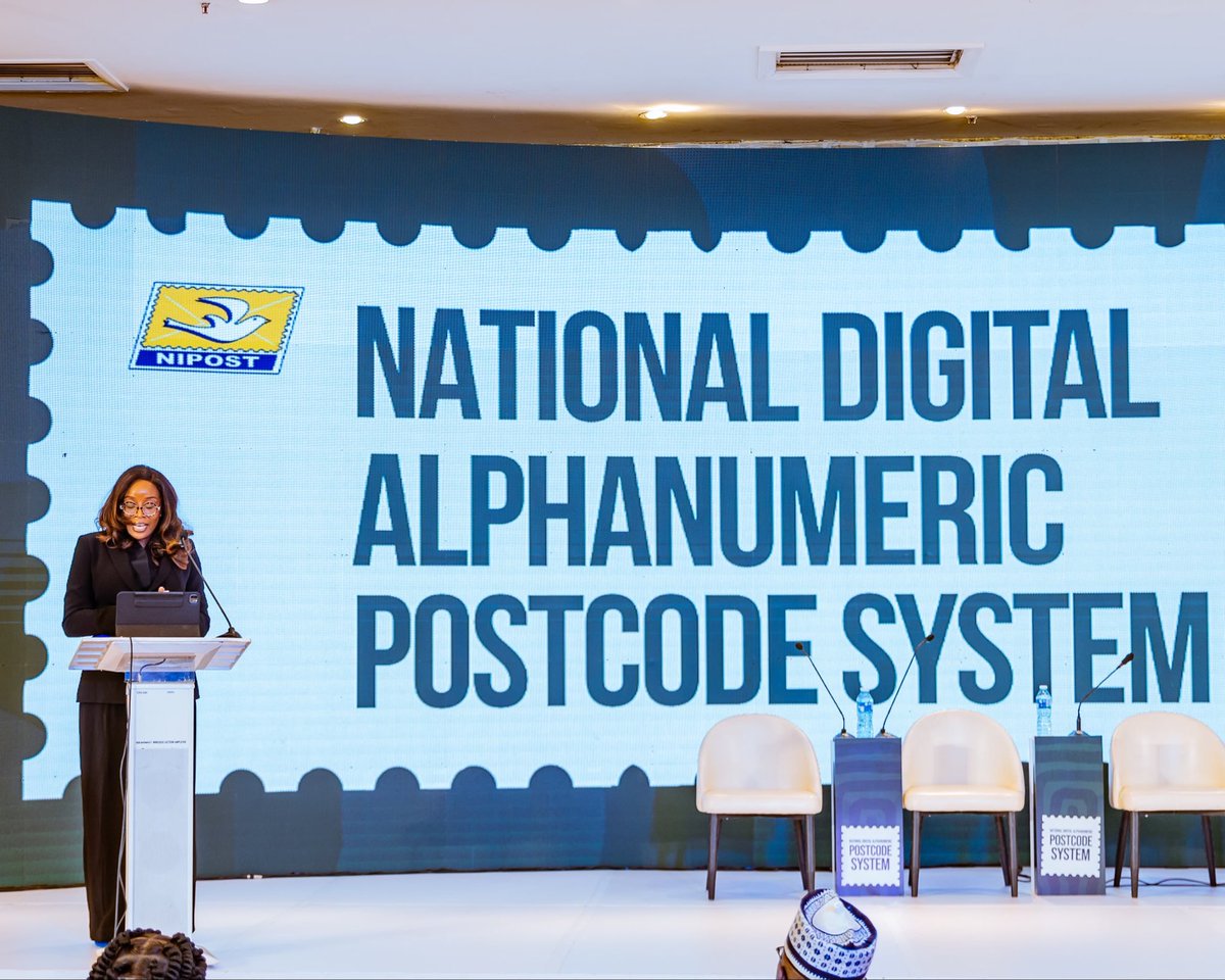 Postcode_ng's tweet photo. The Postmaster General/CEO NIPOST, @tola_odeyemi, hosted the inaugural National Digital Alphanumeric Postcode System Workshop in Abuja to drive the adoption of Nigeria’s 11-character digital postcode across MDAs and sub-national governments.

#NationalDigitalPostcode #NIPOST https://t.co/5fIC8CSlE4