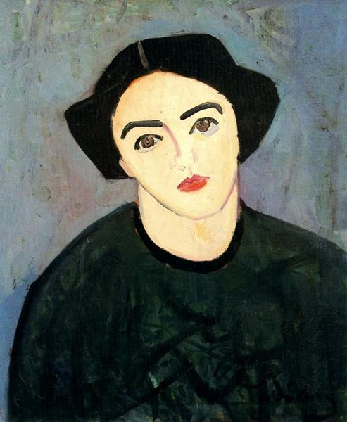 museo53's tweet photo. Madame Derain en verde (Madame Derain in Green), pintado en 1907 por André Derain  (1880-1954), pintor francés y fundador del fovismo. #andrederain https://t.co/srGyoJPnuG