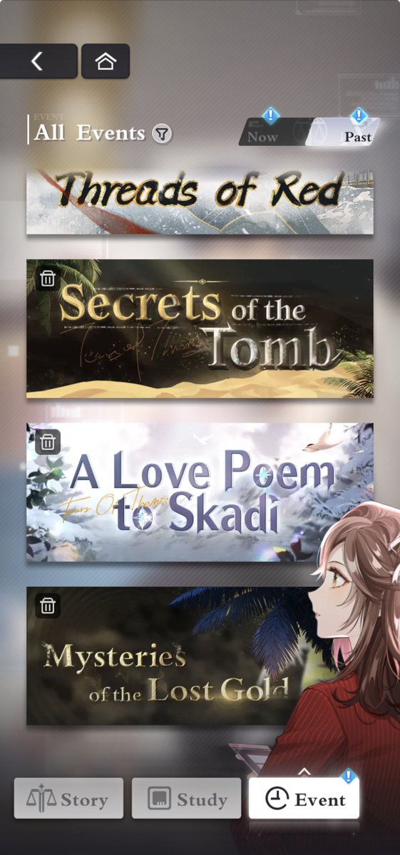 solacesylus's tweet photo. this is genuinely one of the reasons why i love tears of themis so much.

they save their past events as a dlc, which makes it useful for players who missed it to have the opportunity to experience it all over again for themselves whilst gaining resources for the cards 🥹💖 https://t.co/zlvKQ3e78x