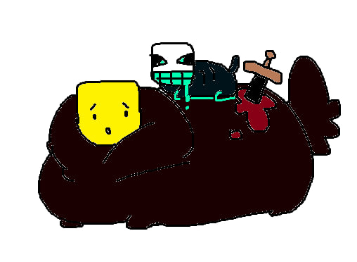 fumanora's tweet photo. fatty and the creature #dieofdeath https://t.co/1SXMkFoHeZ
