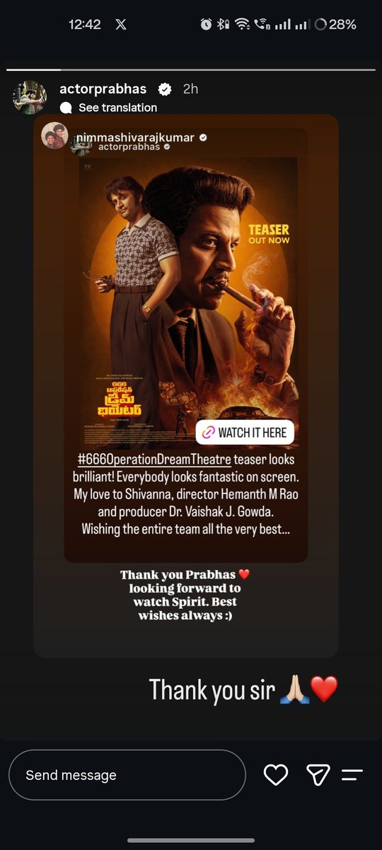 __RRRR__8's tweet photo. Madly waiting for #Spirit mayhm 🥵
#Prabhas https://t.co/pP5m4pktxm