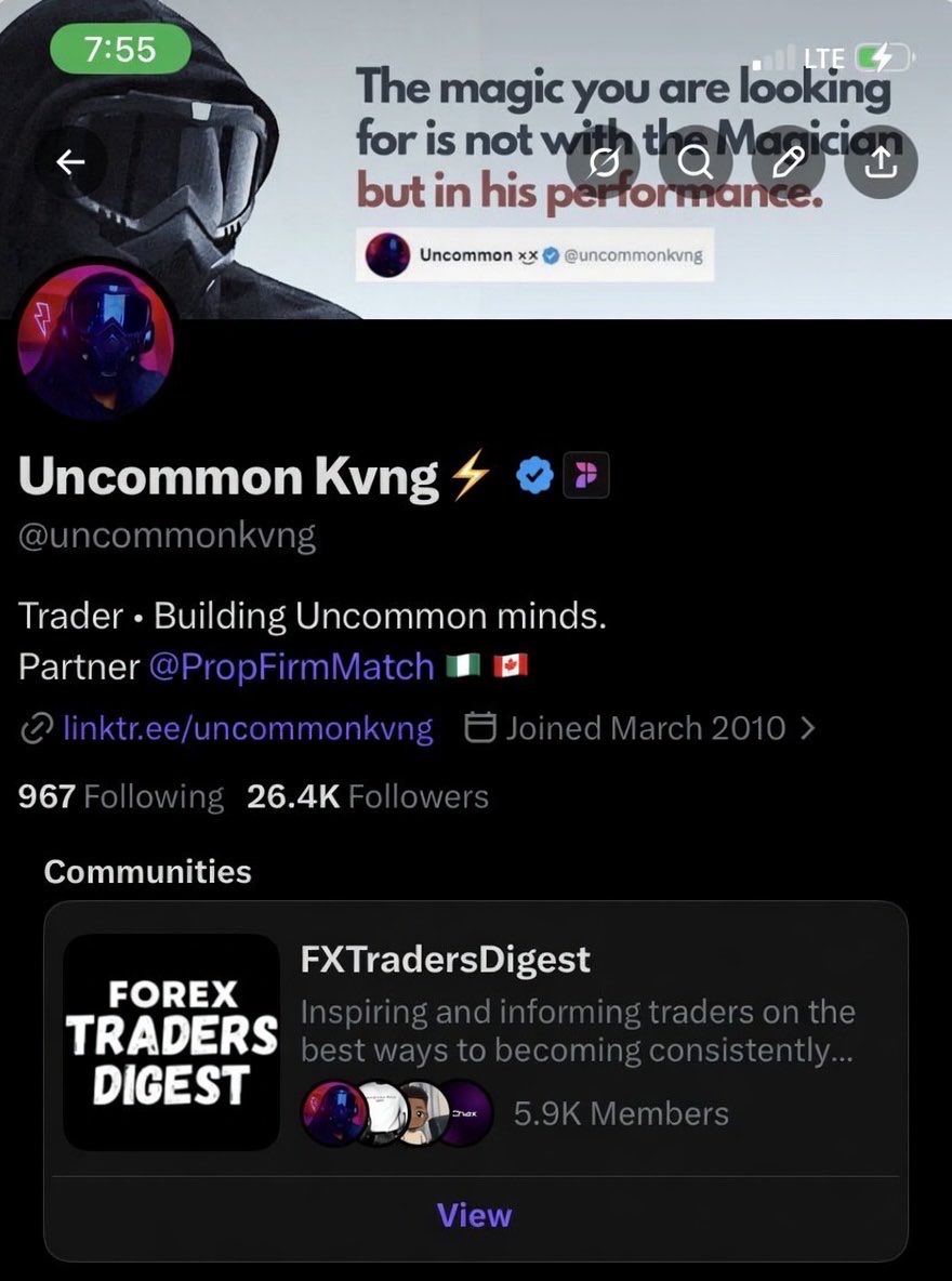 uncommonkvng's tweet photo. It’s crazy how I’ve been stuck at 26K followers since early 2025 after getting shadow banned.

The ban was lifted in November 2025…

Yet 26K still dey hold me hostage. 😂

Abeg, make una help me break this major resistance level.

Make men taste this 27K before 2027. 🤲🏽⚡️

A closed mouth is a closed destiny. 😒