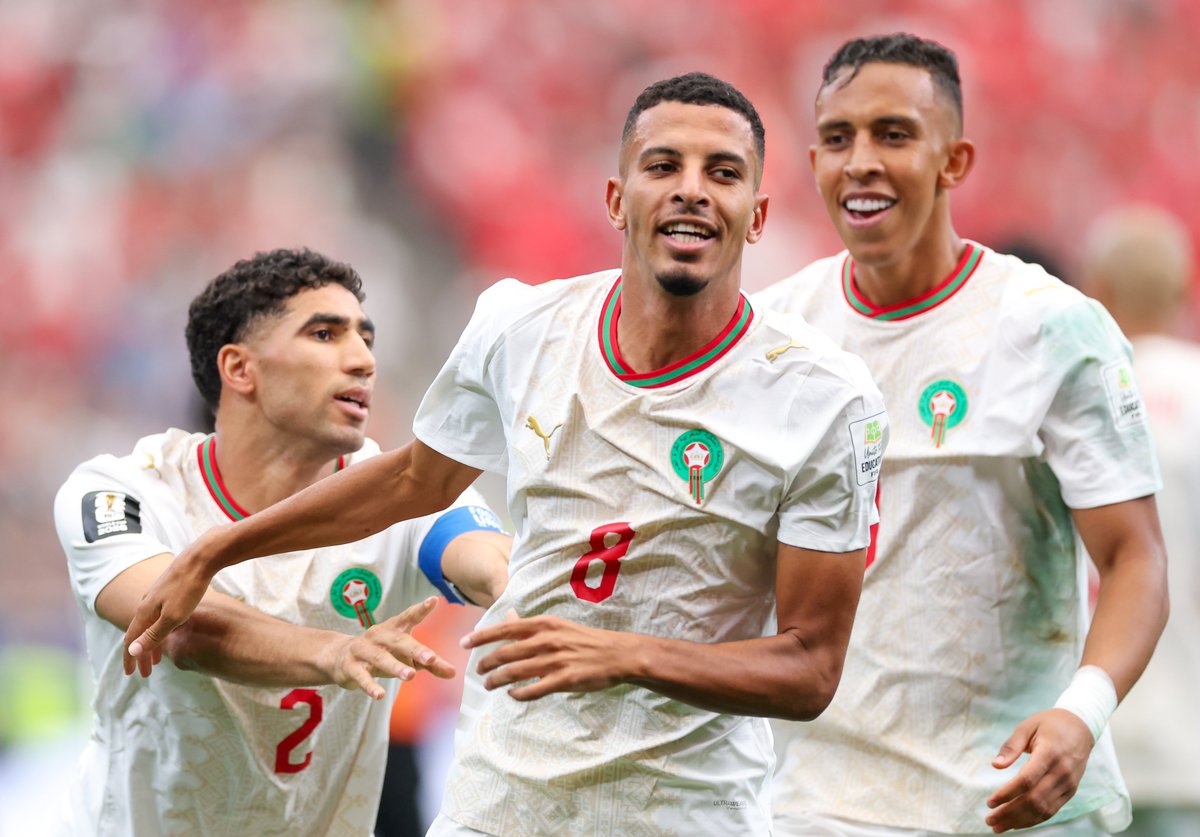 GoalJP_Official's tweet photo. 🇲🇦 カタール大会に続いて勝ち進む 🇨🇦

やはり強いモロッコ…カナダを3発で下してワールドカップ8強一番乗り！

2大会連続の4強まであと1勝。次戦の相手はパラグアイ対フランスの勝者。

カナダ 0-3 モロッコ https://t.co/0qAZFTrrzP