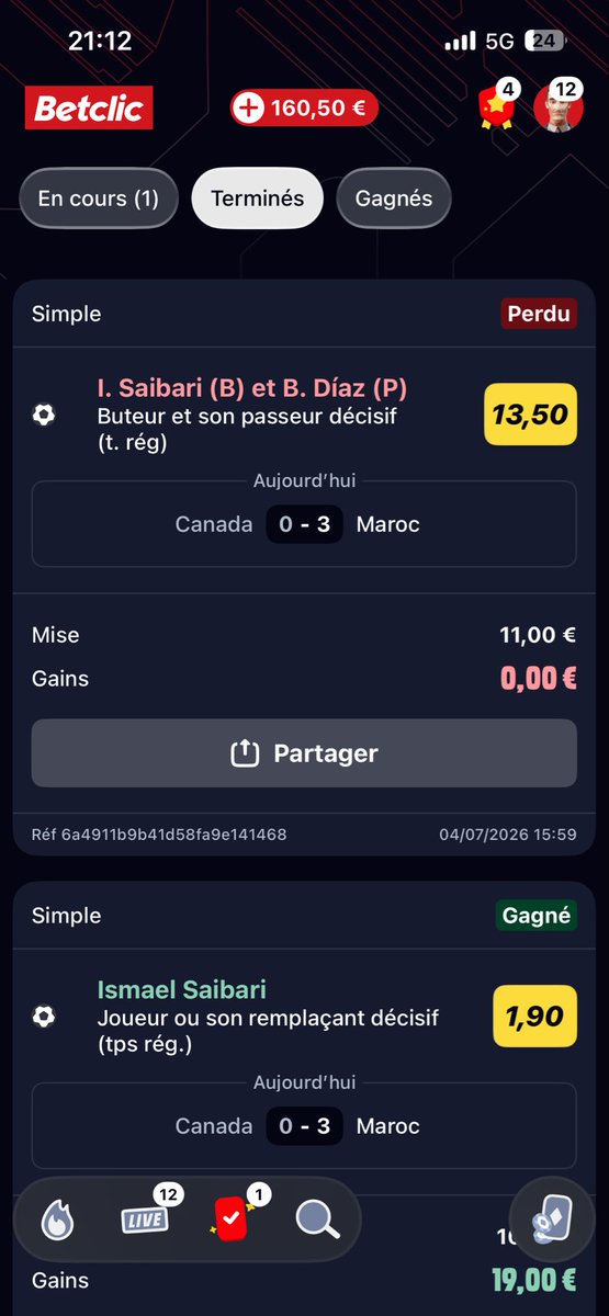 Xilan812's tweet photo. @WinamaxSport le paye faite un effort @Betclic https://t.co/5v4BnemJ9q