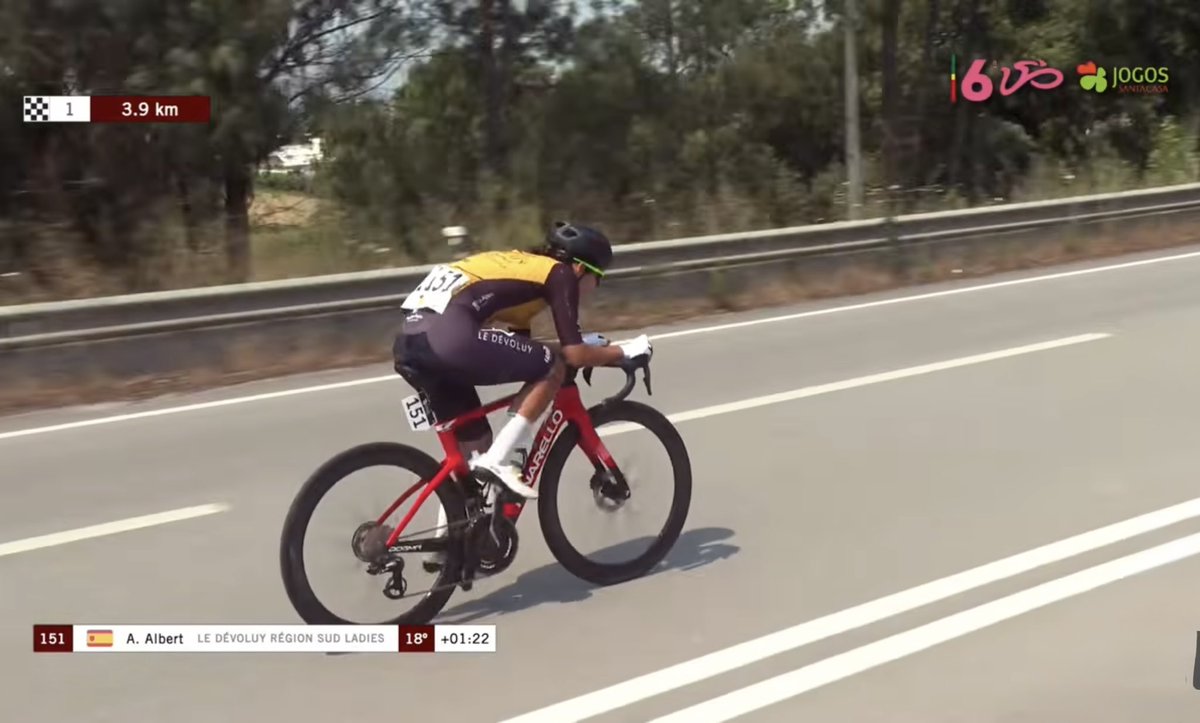 StephaneGca's tweet photo. Tour du Portugal quand le Sud et le Nord représentent la France ! Notre coureuse Ainara Albert échappée en solitaire reprise à 300m de la ligne d’arrivée ! Pas mal pour une équipe amateur 😉
@ledevoluy @MaRegionSud @daniel__baal @TeamCOFIDIS @hautesalpes https://t.co/mon7NE9i5N