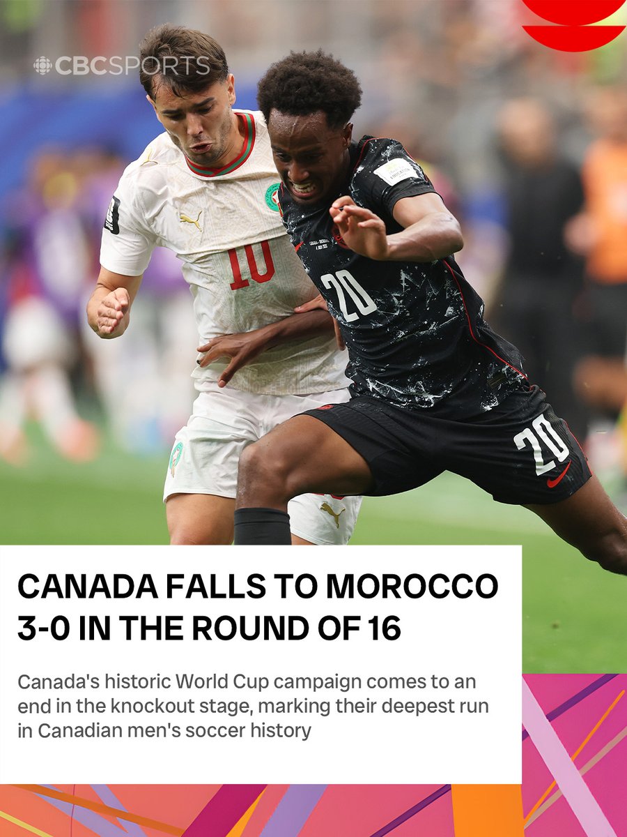 JulienP75's tweet photo. RT @cbcsports: A historic run from Canada on the men’s World Cup stage comes to a close⚽️🇨🇦 https://t.co/qf3pENtNet