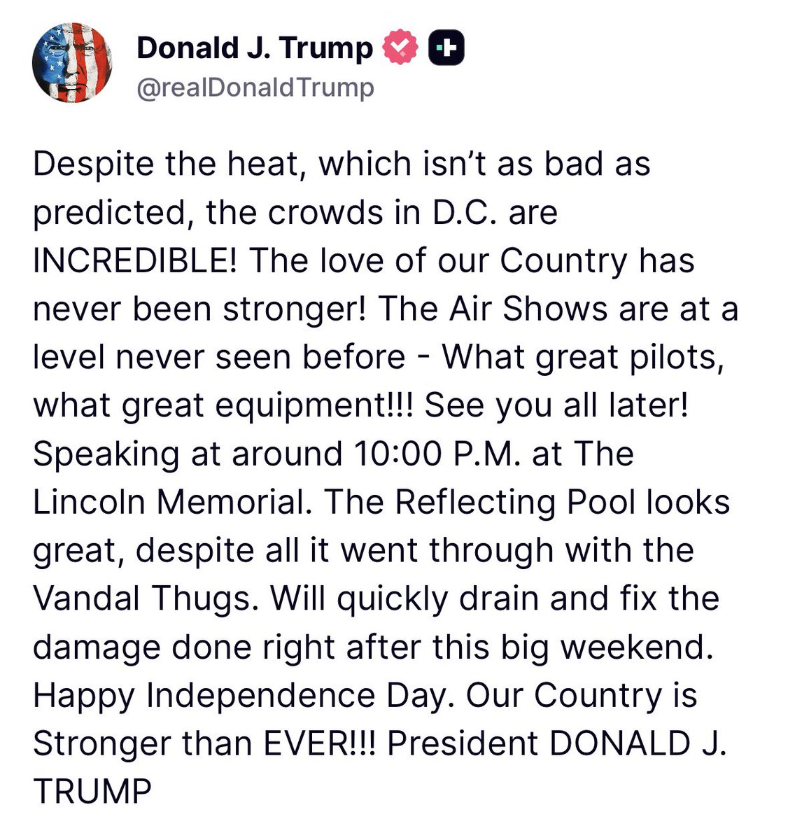 realDailyWire's tweet photo. 🇺🇸🇺🇸🇺🇸 https://t.co/vhu9ICC2H6