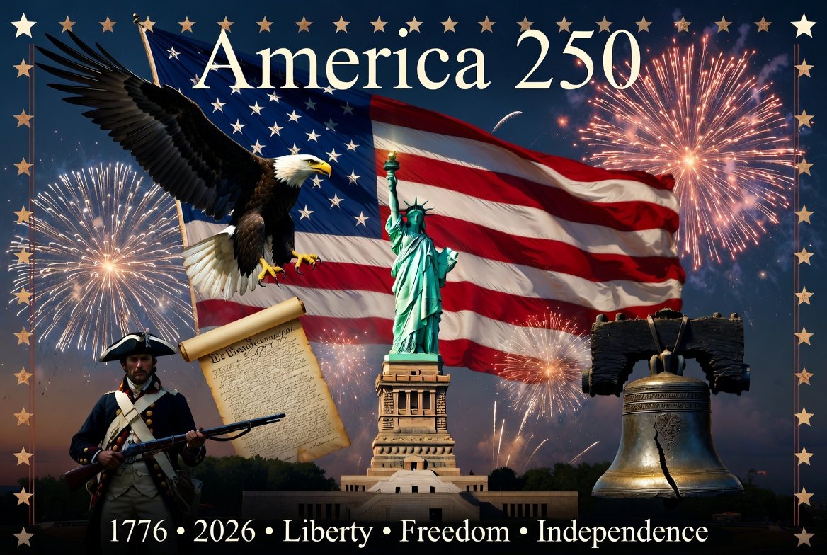 DaLastPureBlood's tweet photo. HAPPY 250TH AMERICA! THE PRODUCT OF DEVINE PROVIDENCE, GOD BLESS US ALL! https://t.co/5g5VRb80t4